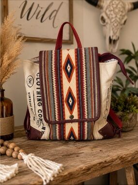 Myra Bag Rio Vintage Clothing Backpack Bag.